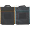 Store More® Large Book Pouches And Labels - Black With Neon Trim - Set Of 12
