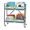 Really Good Stuff® Mid-Size Mobile Storage Rack With Picture Book Bins™ - 1 rack, 4 bins
