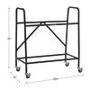 Mid-Size Mobile Storage Rack With Chapter Book Bins™ - 1 rack, 6 bins