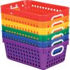 Black 27-Slot Mail And Supplies Center With 27 Trays, 6 Cubbies, And Baskets  Grouping - 1 mail center, 27 trays, 6 baskets