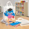 Colorations® Decorate Your Own Shopping Tote - Set of 12