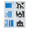 Excellerations® Unit Block Discovery Double-Sided Mats 23" x 19" - Set of 6