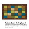 Nature's Colors Seating 7'6" x 12' Rectangle Premium Carpet - 1 carpet