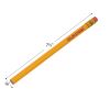 Colorations® Primary Pencils with Erasers - Set of 12