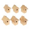 Colorations® Wooden Birdhouses - Set of 6