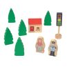 Excellerations® Wooden Track and Train Set - 40 Pieces
