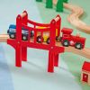 Excellerations® Wooden Track and Train Set - 40 Pieces