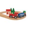 Excellerations® Wooden Track and Train Set - 40 Pieces