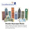 Excellerations® Wooden Skyscraper Blocks - 35 Pieces