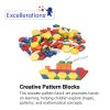 Excellerations® Wood Pattern Blocks - 250 Pieces