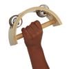 Excellerations® Toddler Easy-Hold Wooden Tambourine