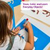 Large Washable Plastic Everyday Objects Stencils - Set of 12