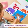 Colorations® Washable Plastic Jungle Stencils  - Set of 6