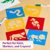 Colorations® Washable Plastic Jungle Stencils  - Set of 6