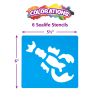 Colorations® Sea Life Washable Plastic Stencils - Set of 6