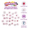 Colorations® Easy-Grip Stampers, Uppercase Alphabet - Set of 26