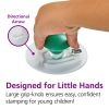Colorations® Easy-Grip Stampers, Fruit and Vegetable - Set of 14