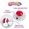 Colorations® Easy-Grip Stampers, Fruit and Vegetable - Set of 14