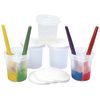 Colorations® Double-Dip Divided Paint Cups   Set of 5