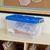 Large Storage Bin with Clip-Handle Lid
