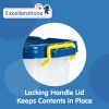 Large Storage Bin with Clip-Handle Lid