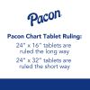 Blue Ruling Chart Tablet - 25 Sheets