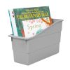 Really Good Stuff® Three Tier Shelf Storage with Pebble Durable Book and Binder Holders