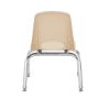 10" Stack Chair with Swivel Glides - 6 Pack - Sand