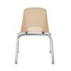 12" Stack Chair with Swivel Glides - 6 Pack - Sand