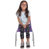 14" Stack Chair with Swivel Glides - 6 Pack - Purple