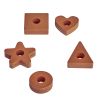 Excellerations® Wooden Shape Number Counter - Natural