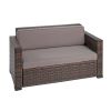 Environments® Outdoor Wicker Sofa (School Age Height)
