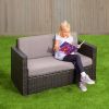 Environments® Outdoor Wicker Sofa (School Age Height)