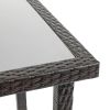 Environments® Outdoor Smooth Top Wicker Table – 21" (Preschool Height)