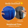Really Good Stuff® Store More® Large Clear Book Pouch Cool and Calm - 4 Pack