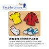 Excellerations® Clothes Chunky Puzzles
