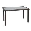 Excellerations® Outdoor Wicker Set - Table, Bench, and 2 Chairs 26" (School Age Height)