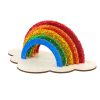 Colorations® Decorate Your Own Wooden Rainbow, Set of 6
