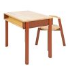 Excellerations® Rubberwood Desk and Seat Set