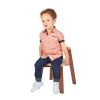 Excellerations® Rubberwood Desk and Seat Set
