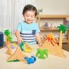 Excellerations® Rubberwood Dinosaur Play Set - 10 Pieces