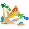 Excellerations® Rubberwood Dinosaur Play Set - 10 Pieces