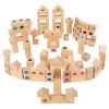 Excellerations® Wooden Gems and Building Blocks Set - Kit of 100 with Tray