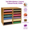 Colorations® 9" x 12" Lightweight Construction Paper with Organizer - 2200 Sheets