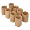 Colorations® Natural Bamboo Cups- Set of 8