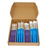 Colorations® Assorted Paintbrush Classpack - 40 Pieces
