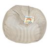 Environments® Modern Comfort 35" Bean Bag - Black Stripe