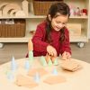 Excellerations® Stackable Wood and Silicone Cones - 48pcs