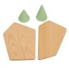 Excellerations® Stackable Wood and Silicone Cones - 48pcs