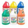 Colorations® Simply Washable Tempera Paint Gallon and Roll Set - 6 Colors